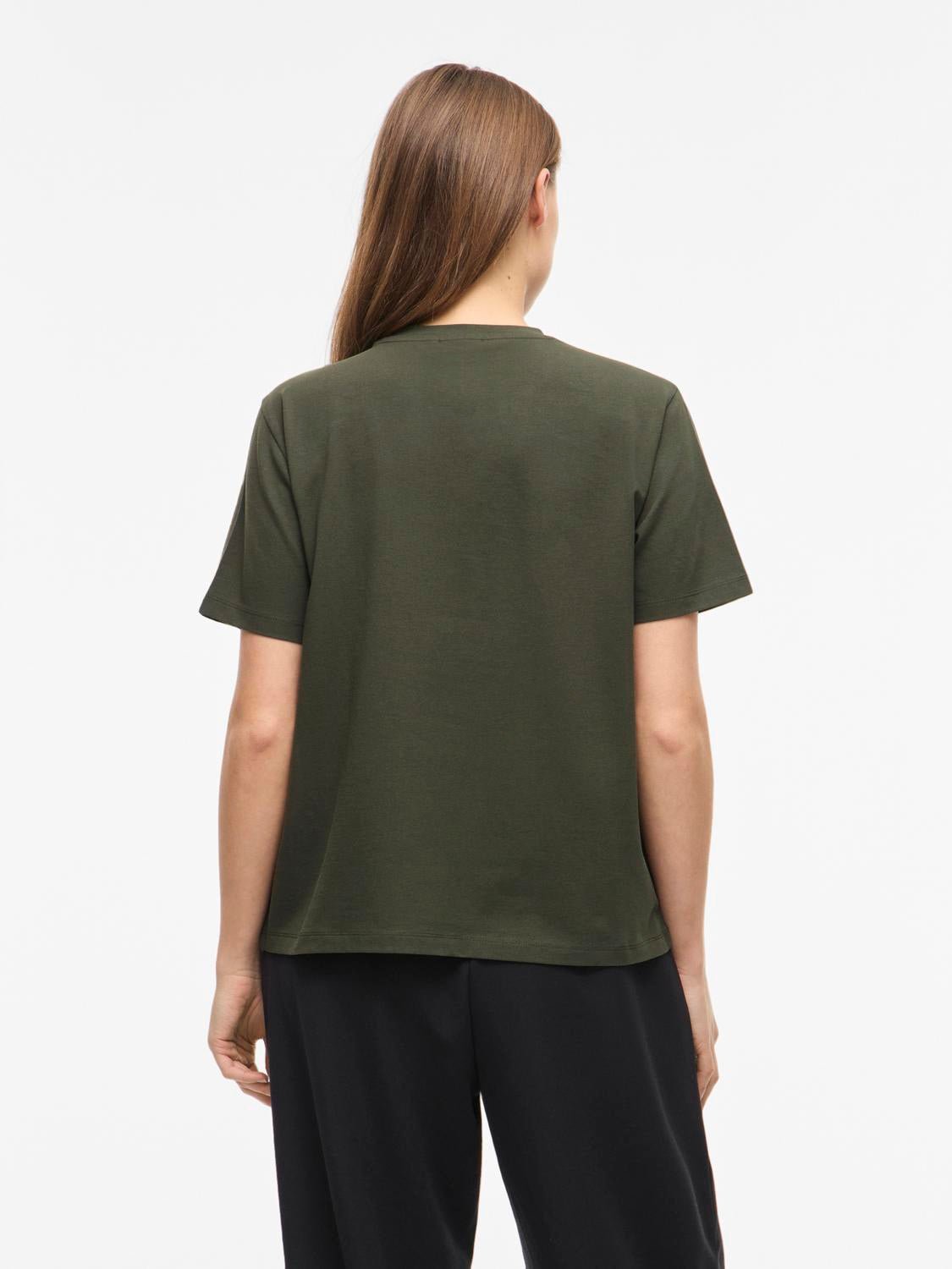 VINORA T-shirt - Forest Night - VERO MODA & VILA Bergvik